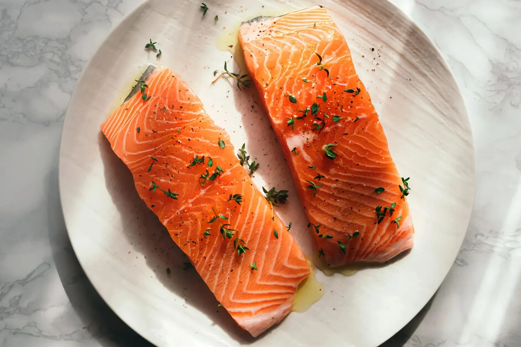 photo of salmon filets