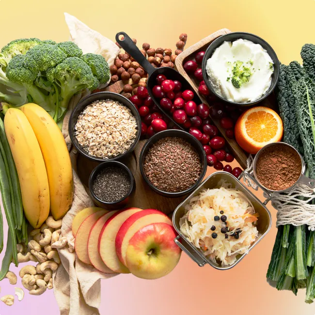 photo of high-fiber foods