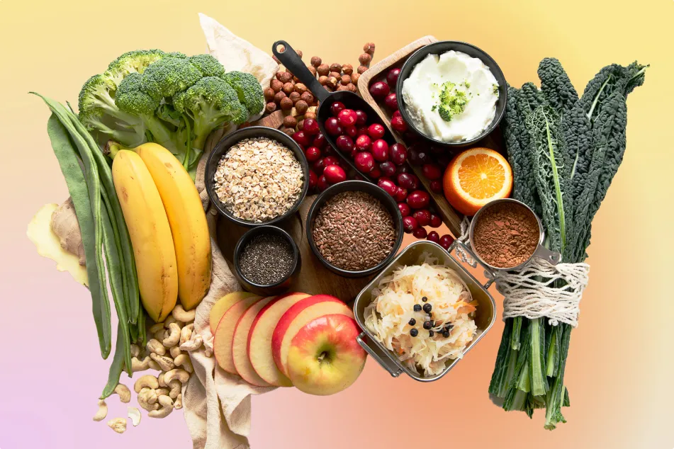 photo of high-fiber foods