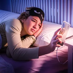 photo of  teenage girl checking time