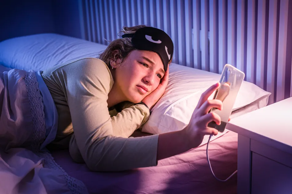 photo of  teenage girl checking time