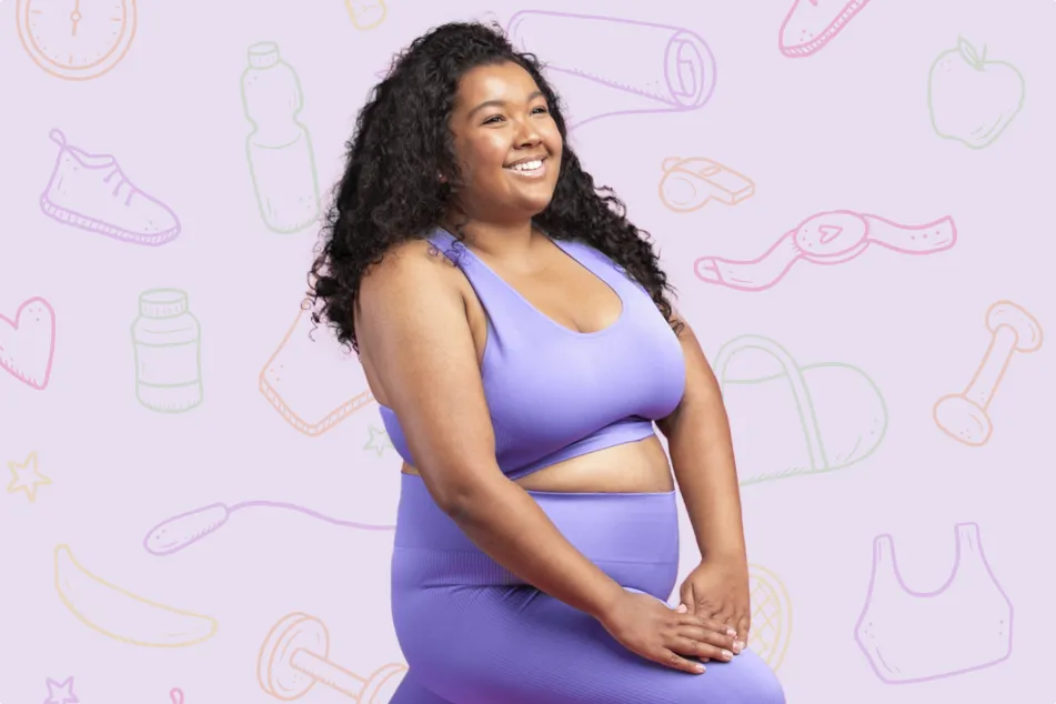 photo of woman training