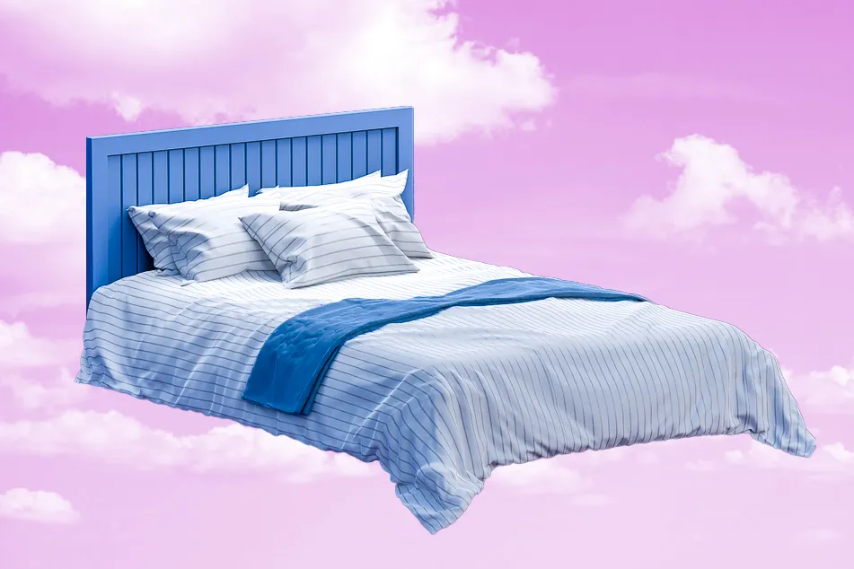 photo of double bed with pillows